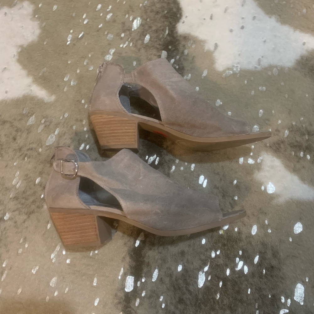 Open-Toe Booties - image 1